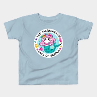 100 Mermazing Days of School Kids T-Shirt